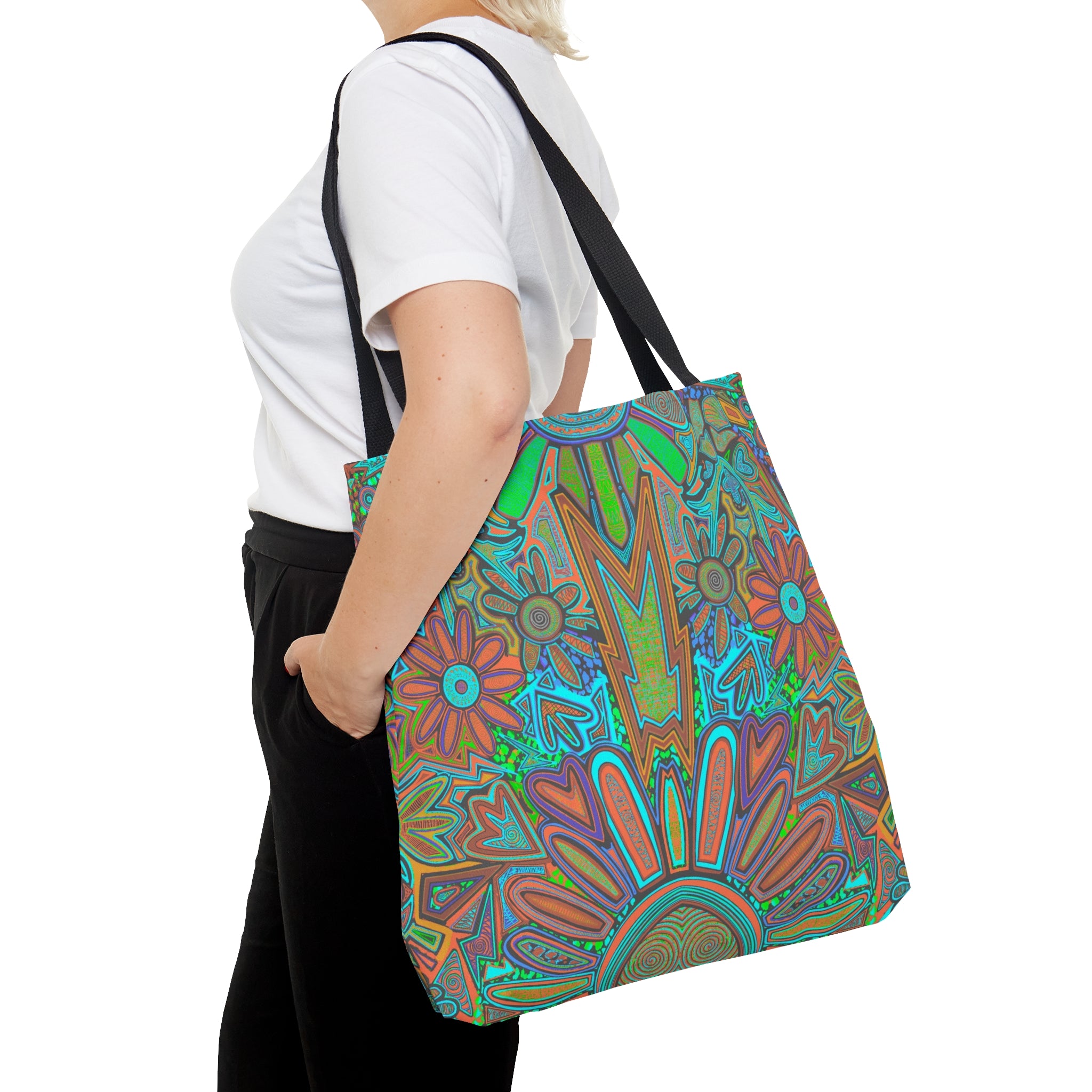 Electrified Chaos Tote Bag (7664756490412)