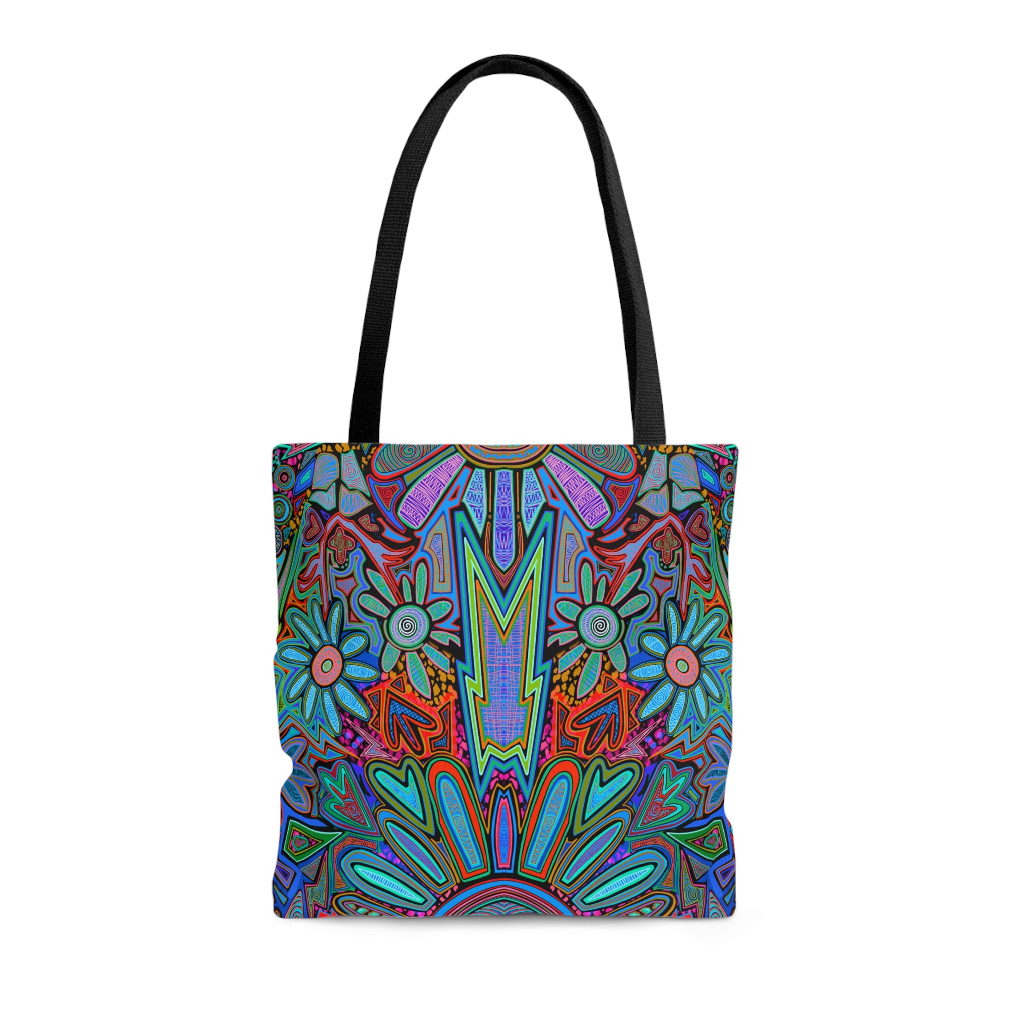 Electrified Chaos Tote Bag (7664755376300)