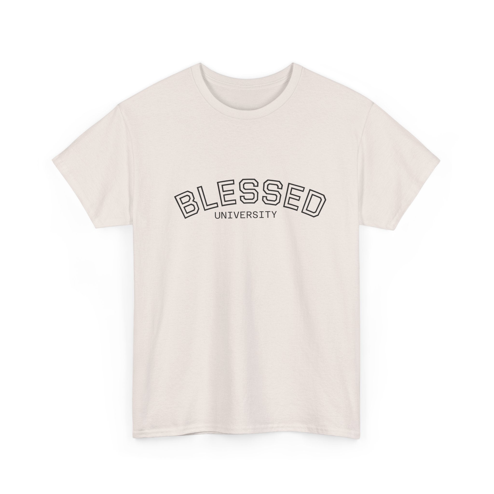 Blessed University Graphic Tee 🙏🏽💅🏽 (8266777755820)