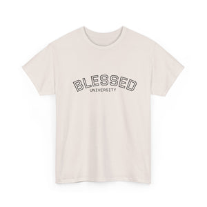Blessed University Graphic Tee 🙏🏽💅🏽 (8266777755820)