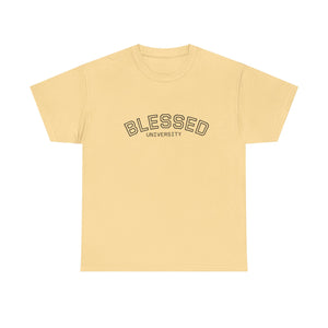 Blessed University Graphic Tee 🙏🏽💅🏽 (8266777755820)
