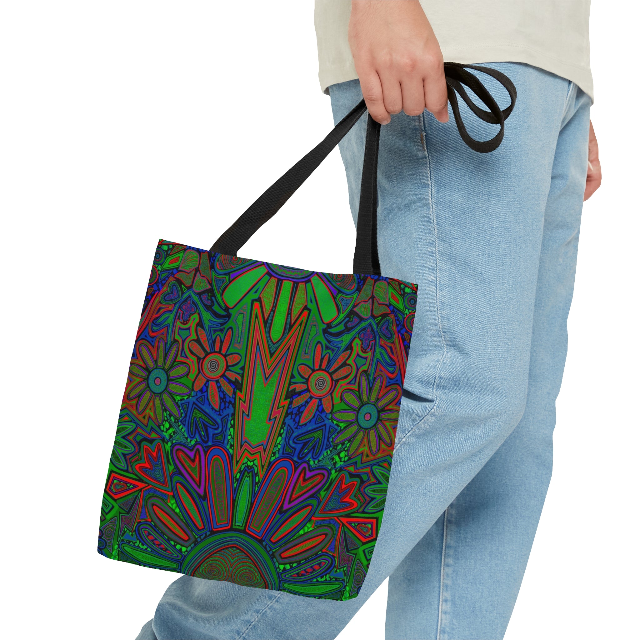 Electrified Chaos Tote Bag (7664758948012)