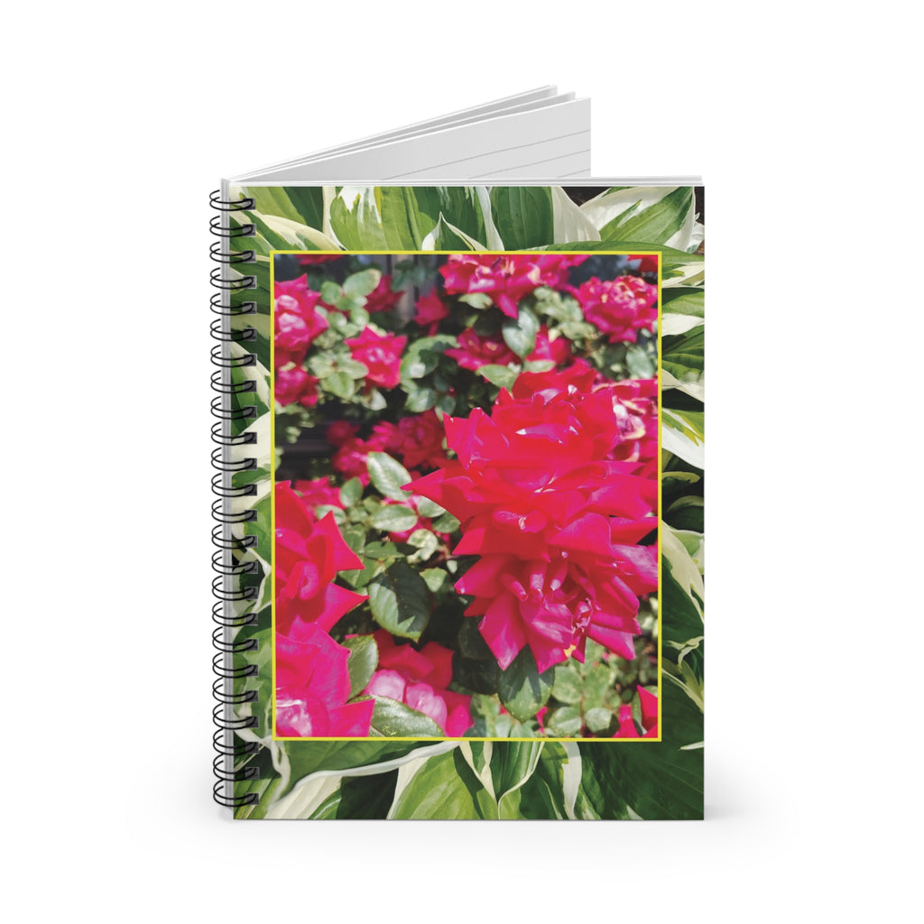 Floral Spiral Notebook - Ruled Line (8272843341996)