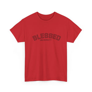 Blessed University Graphic Tee 🙏🏽💅🏽 (8266777755820)