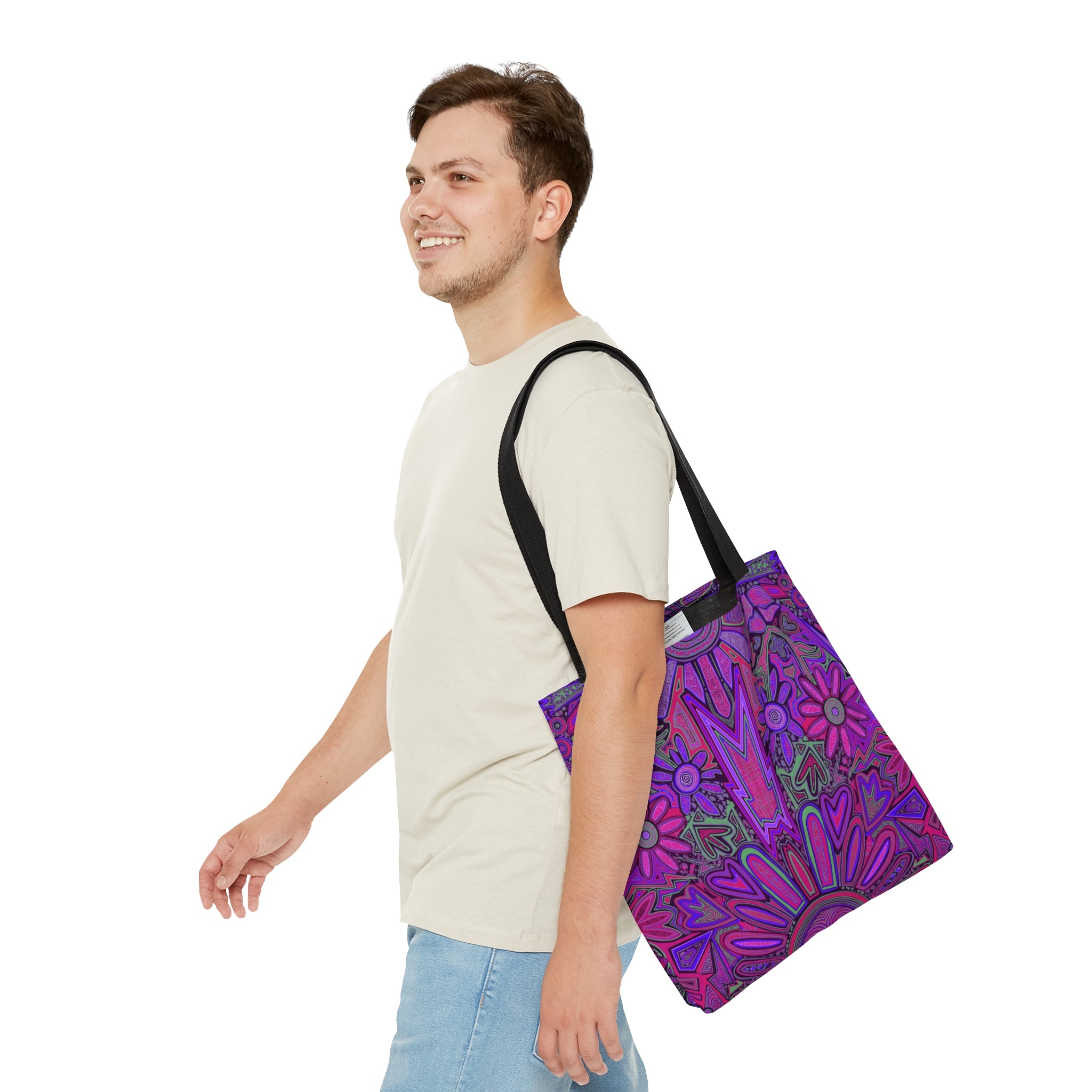 Electrified Chaos Tote Bag (7664759144620)