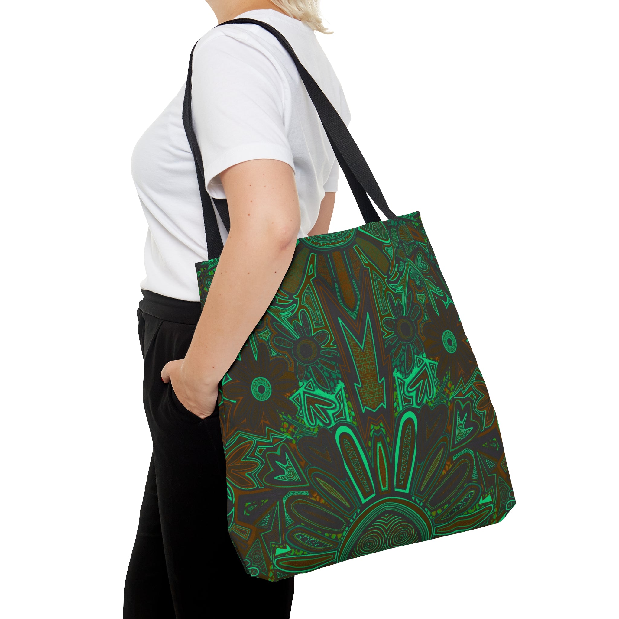 Electrified Chaos Tote Bag (7664755540140)