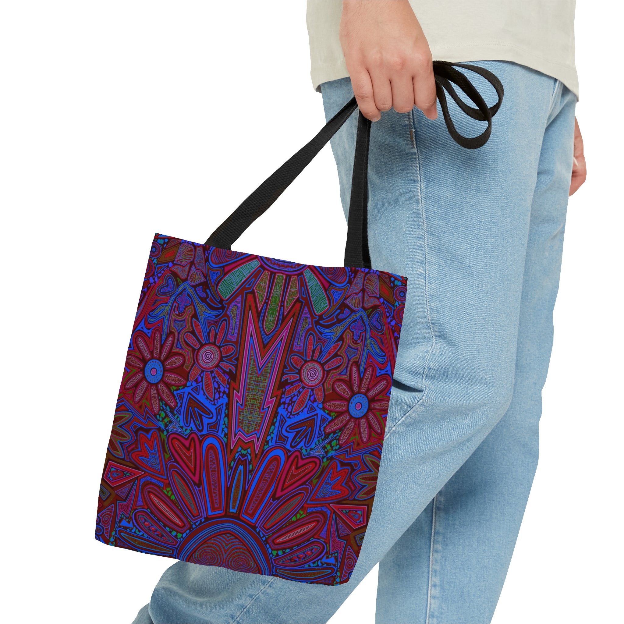 Electrified Chaos Tote Bag (7664759308460)