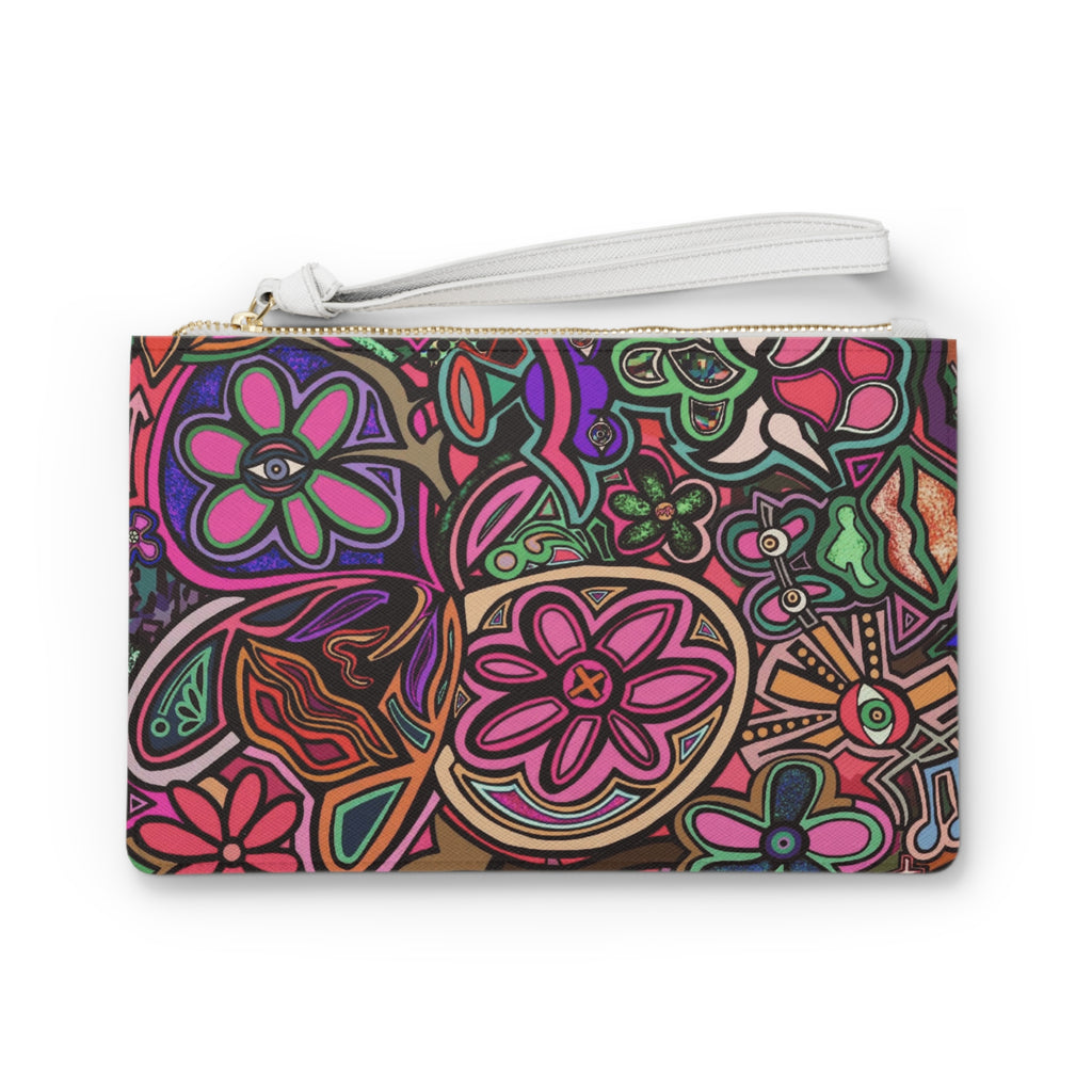 Butterfly Flower Clutch Bag (7656768897196)