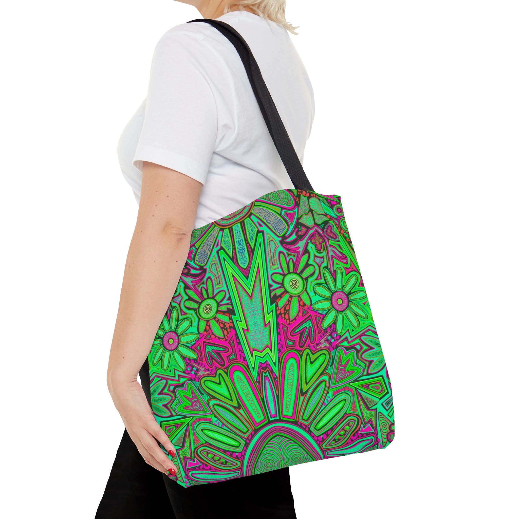 Electrified Chaos Tote Bag (7664755507372)