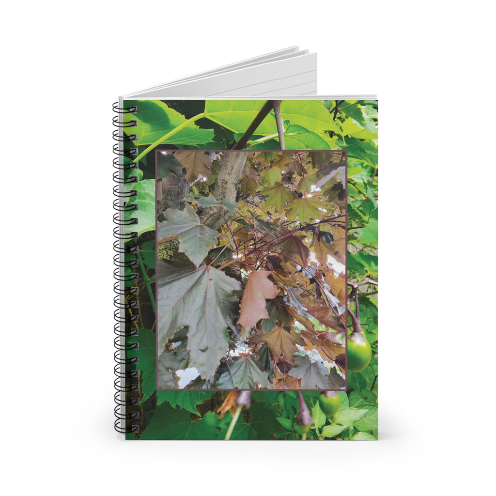Floral Spiral Notebook - Ruled Line (8272852123820)