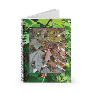 Floral Spiral Notebook - Ruled Line (8272852123820)