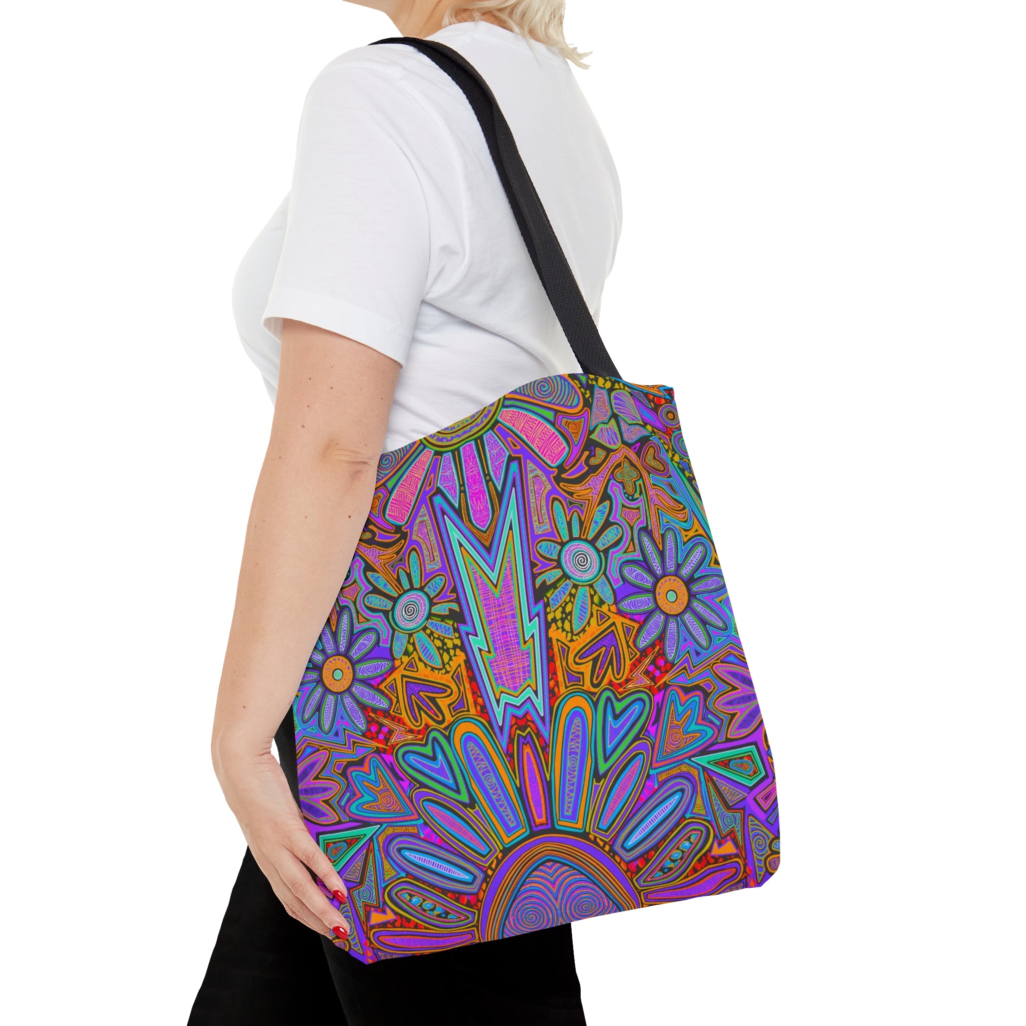 Electrified Chaos Tote Bag (7664756555948)