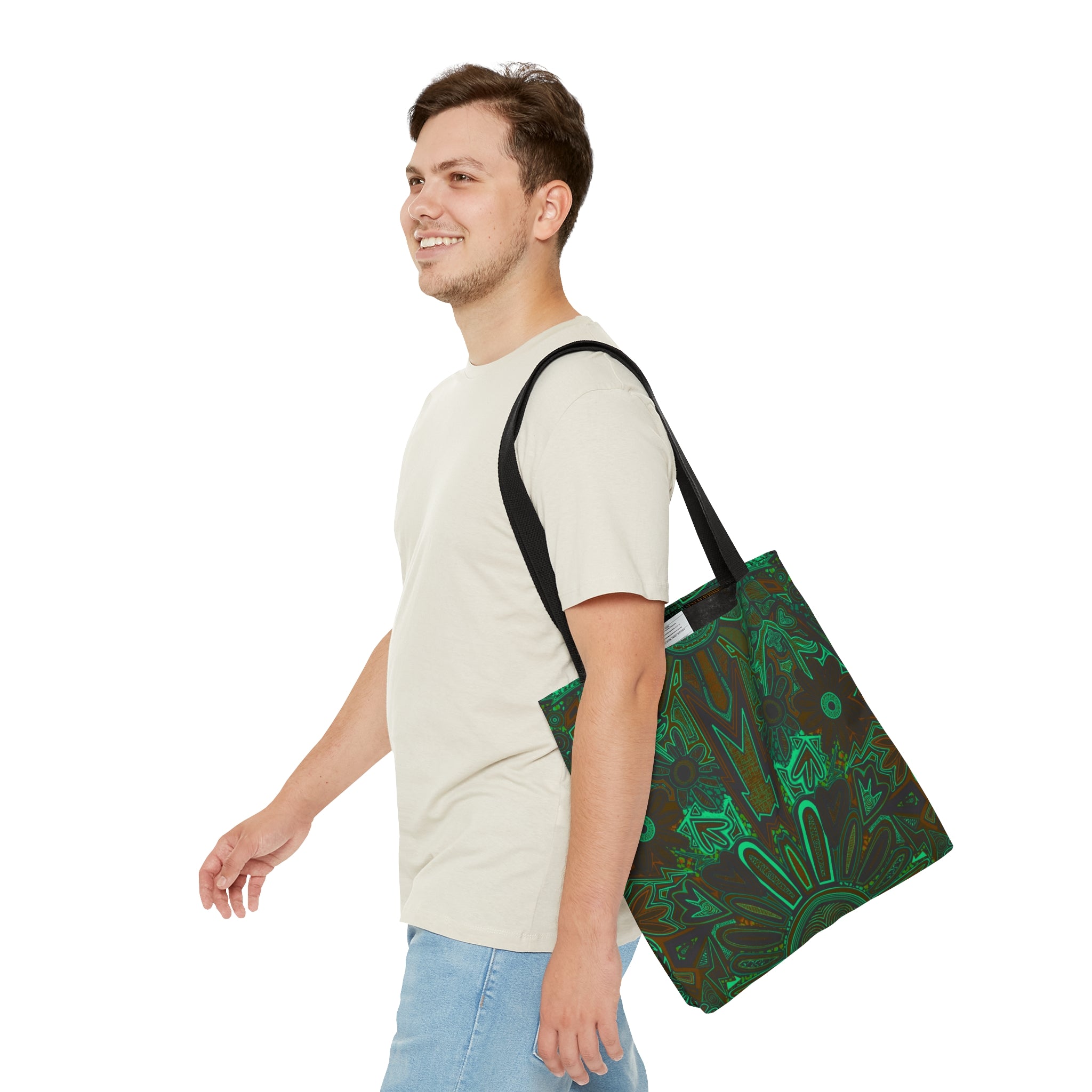 Electrified Chaos Tote Bag (7664755540140)