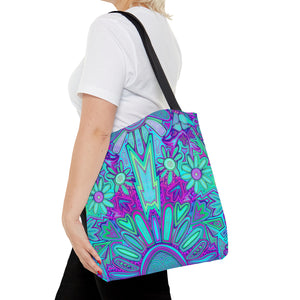 Electrified Chaos Tote Bag (7664756588716)