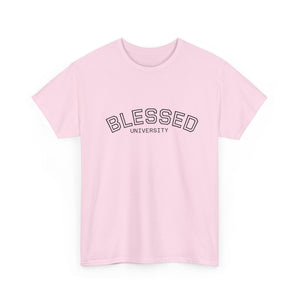 Blessed University Graphic Tee 🙏🏽💅🏽 (8266777755820)