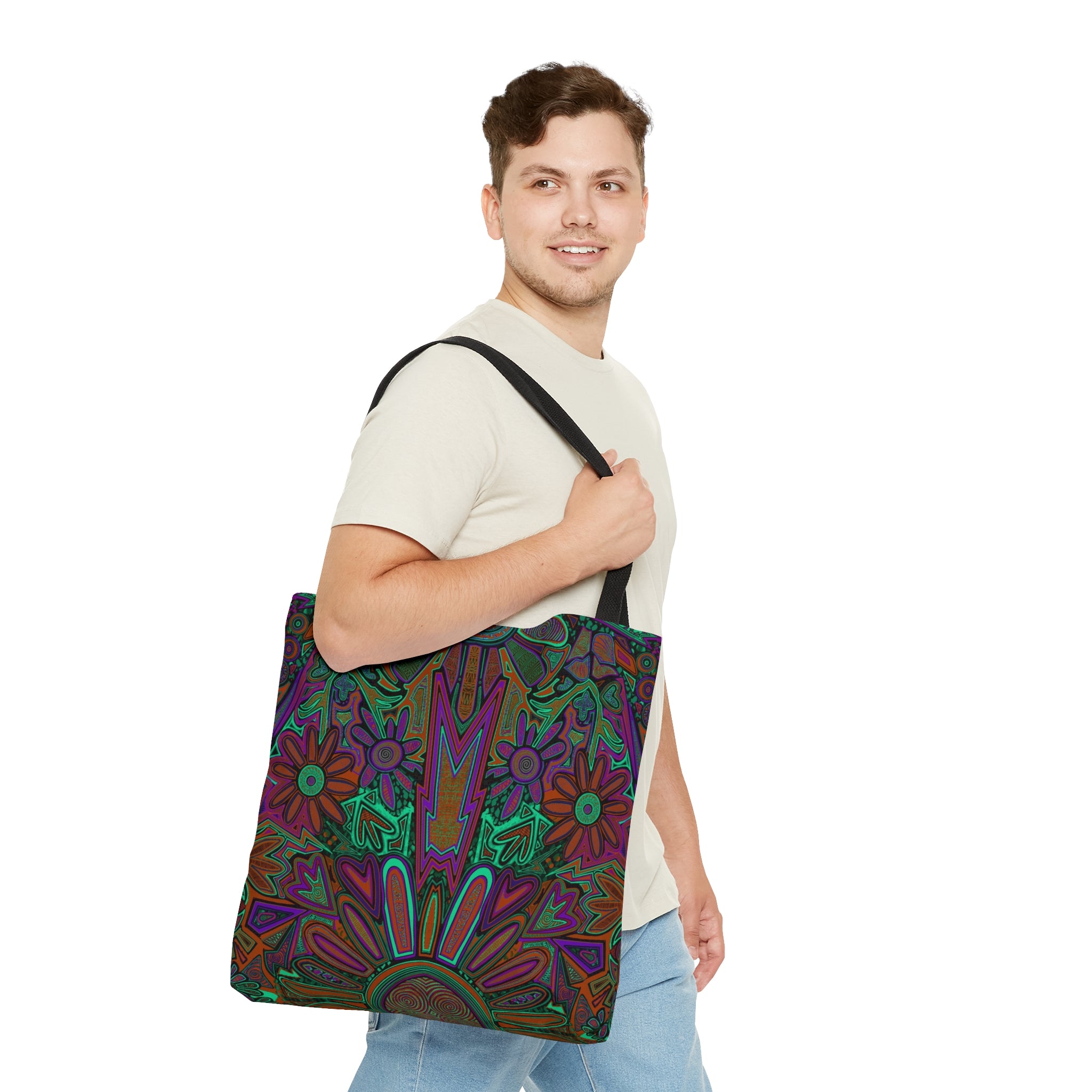 Electrified Chaos Tote Bag (7664759079084)