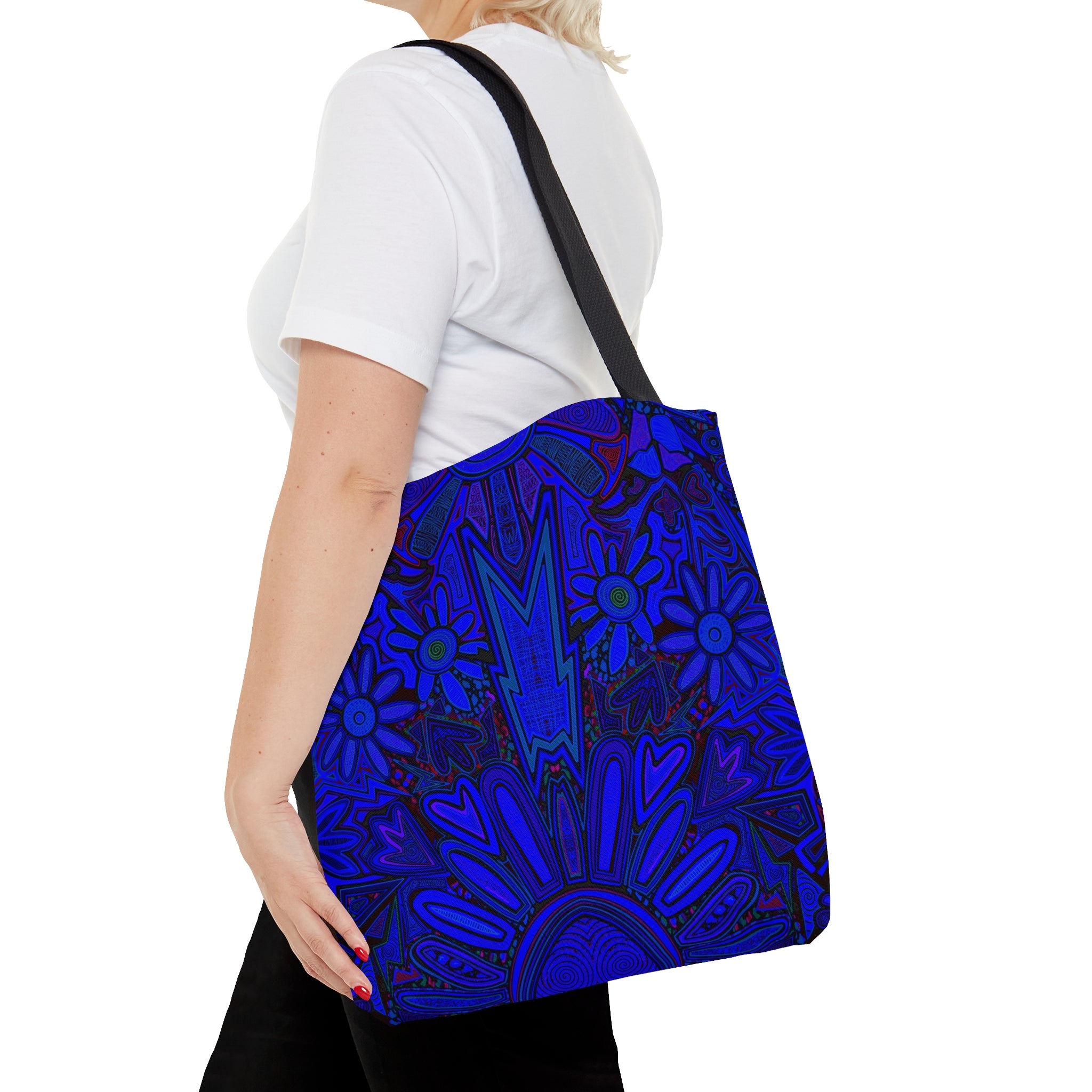 Electrified Chaos Tote Bag (7664760651948)