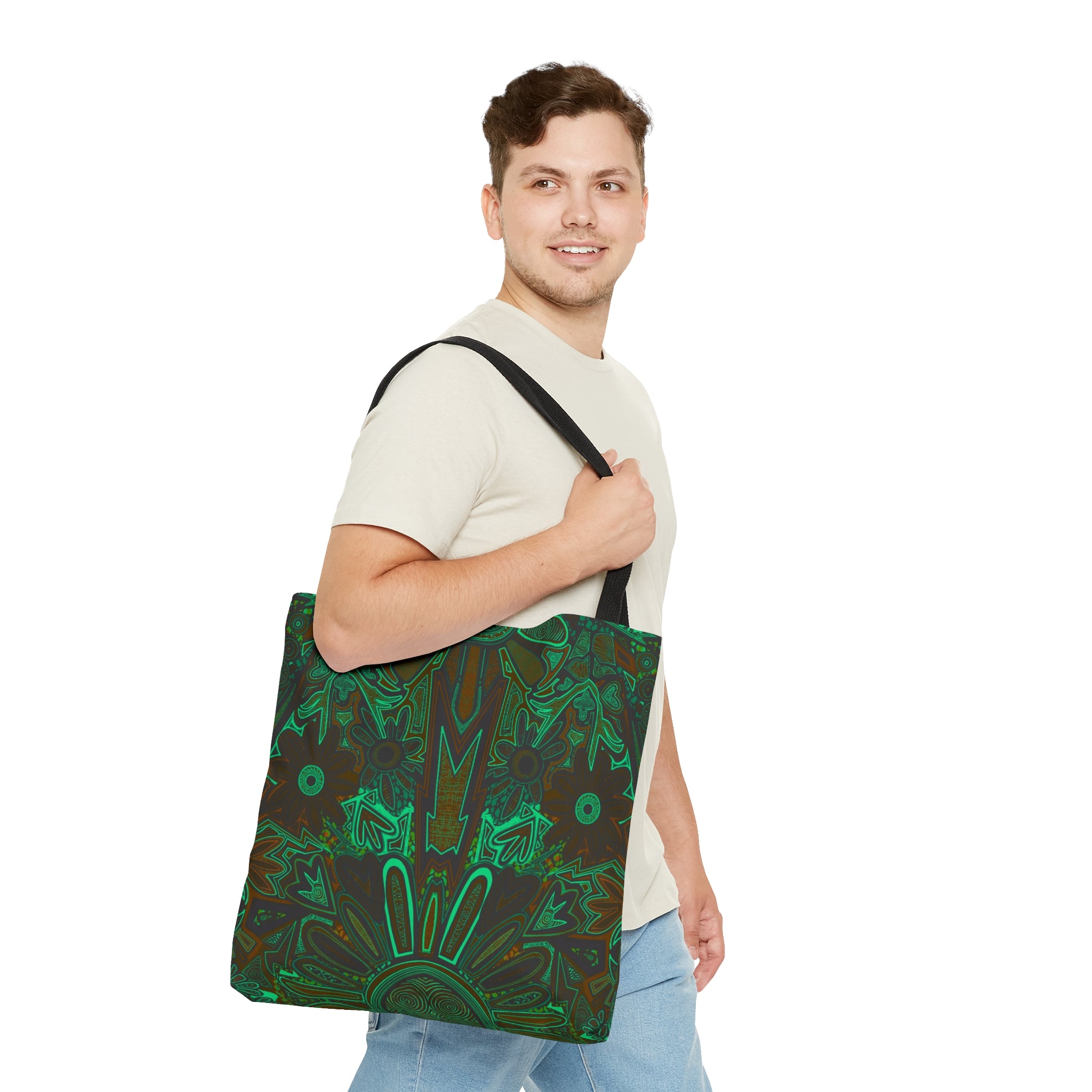 Electrified Chaos Tote Bag (7664755540140)