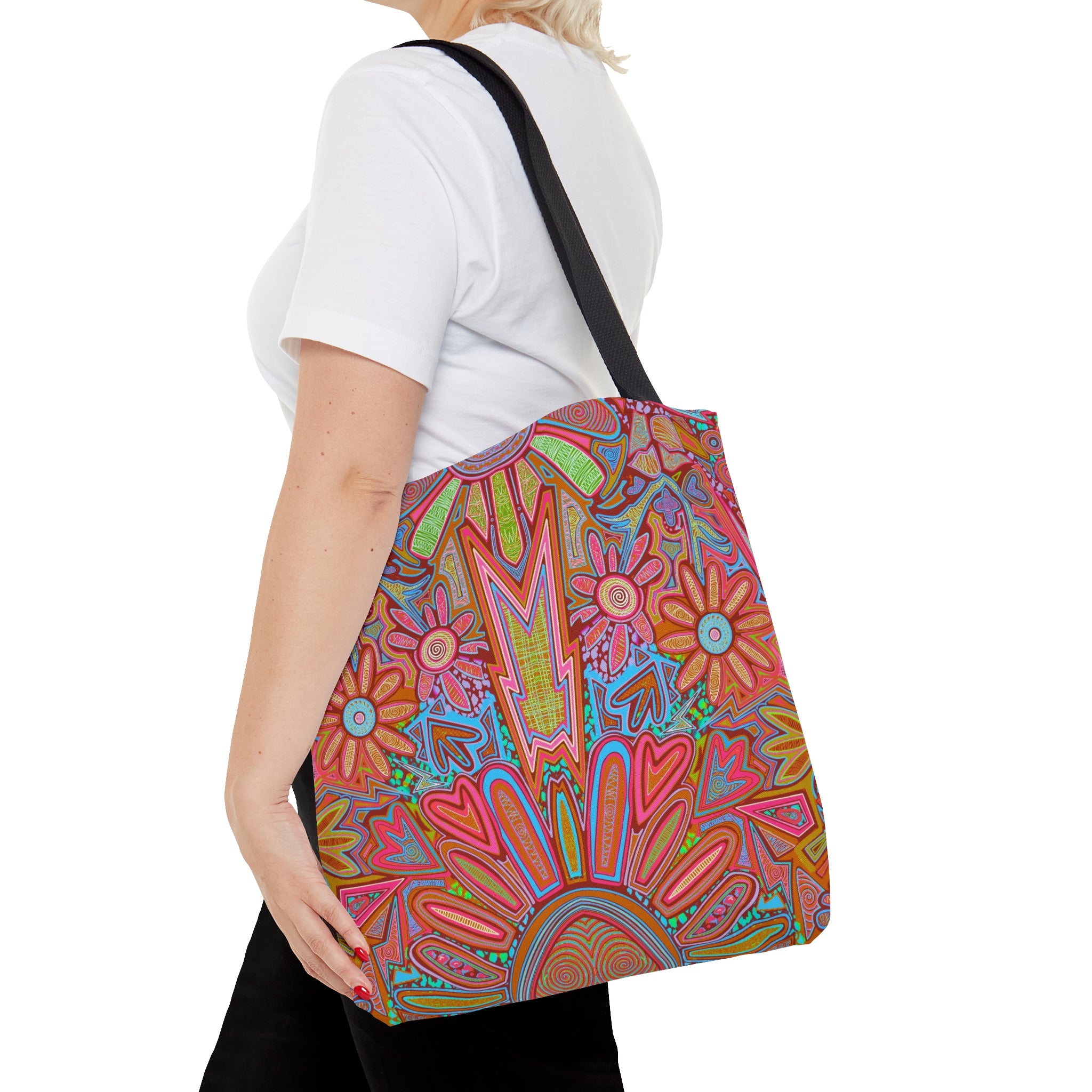 Electrified Chaos Tote Bag (7664755671212)