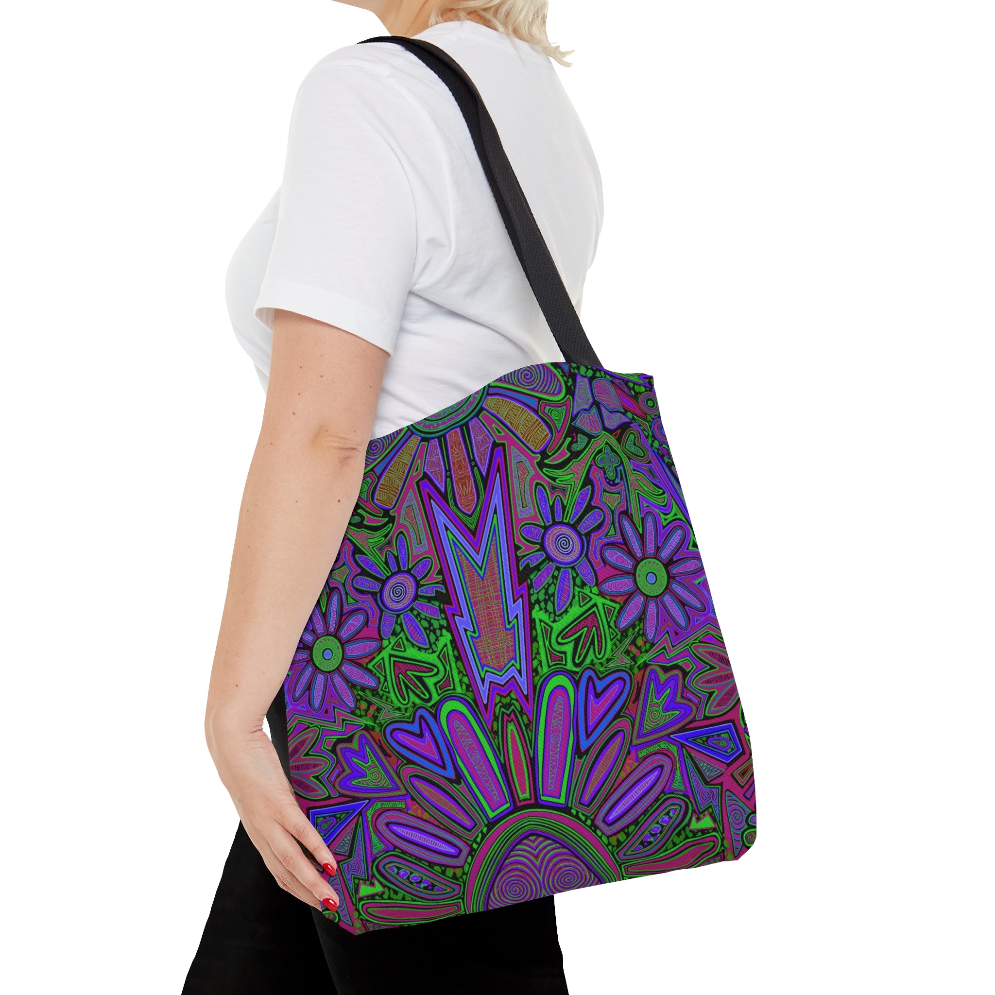 Electrified Chaos Tote Bag (7664759210156)