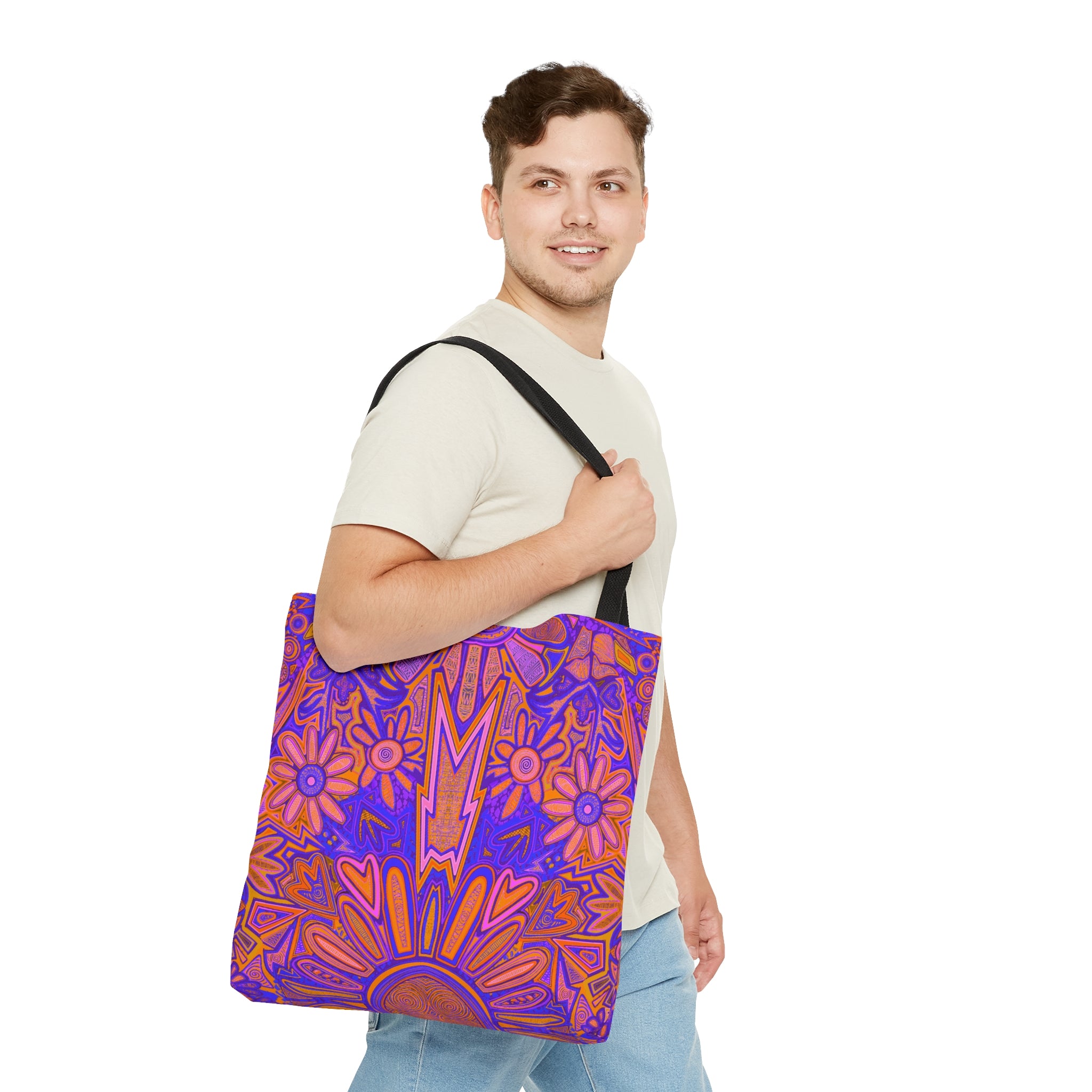 Electrified Chaos Tote Bag (7664755441836)