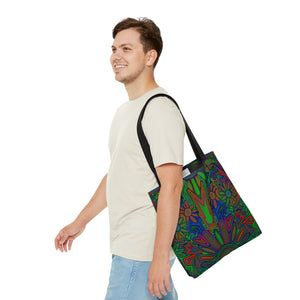 Electrified Chaos Tote Bag (7664758948012)