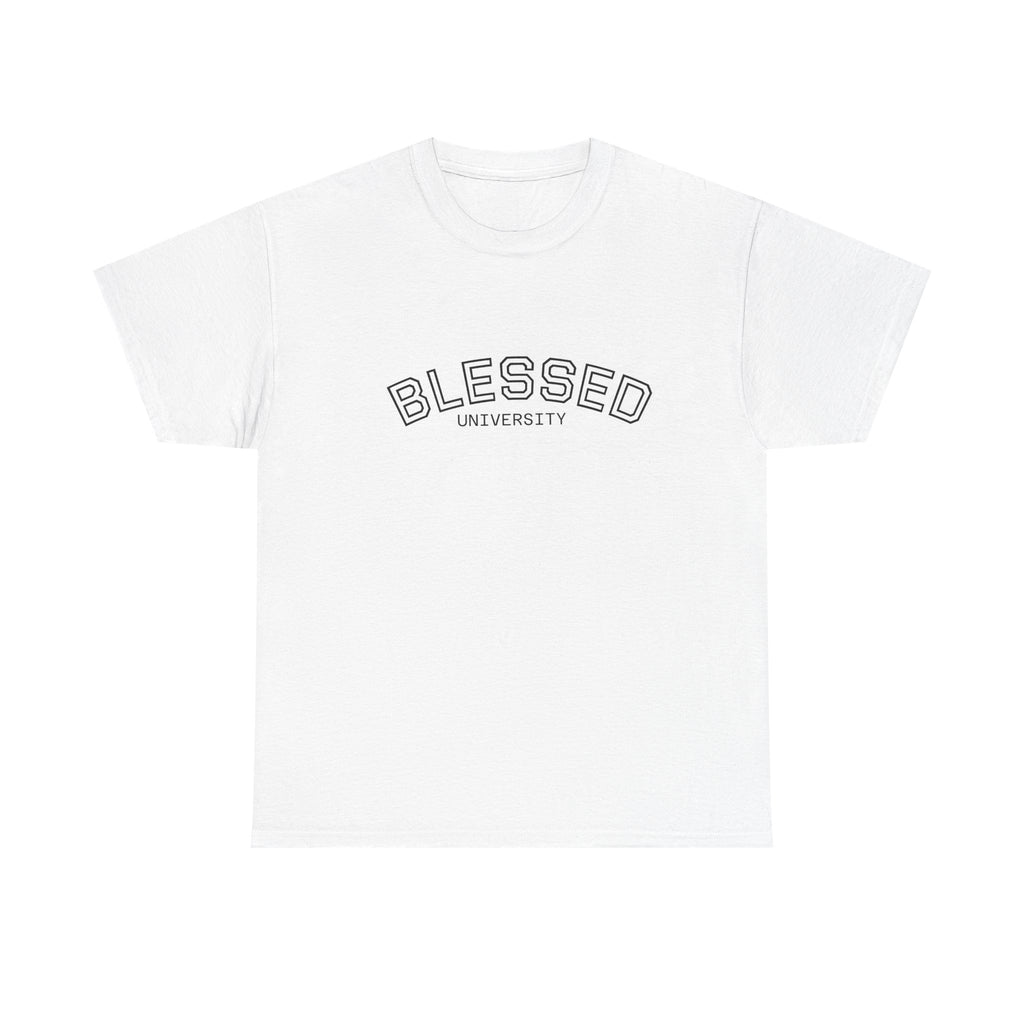 Blessed University Graphic Tee 🙏🏽💅🏽 (8266777755820)