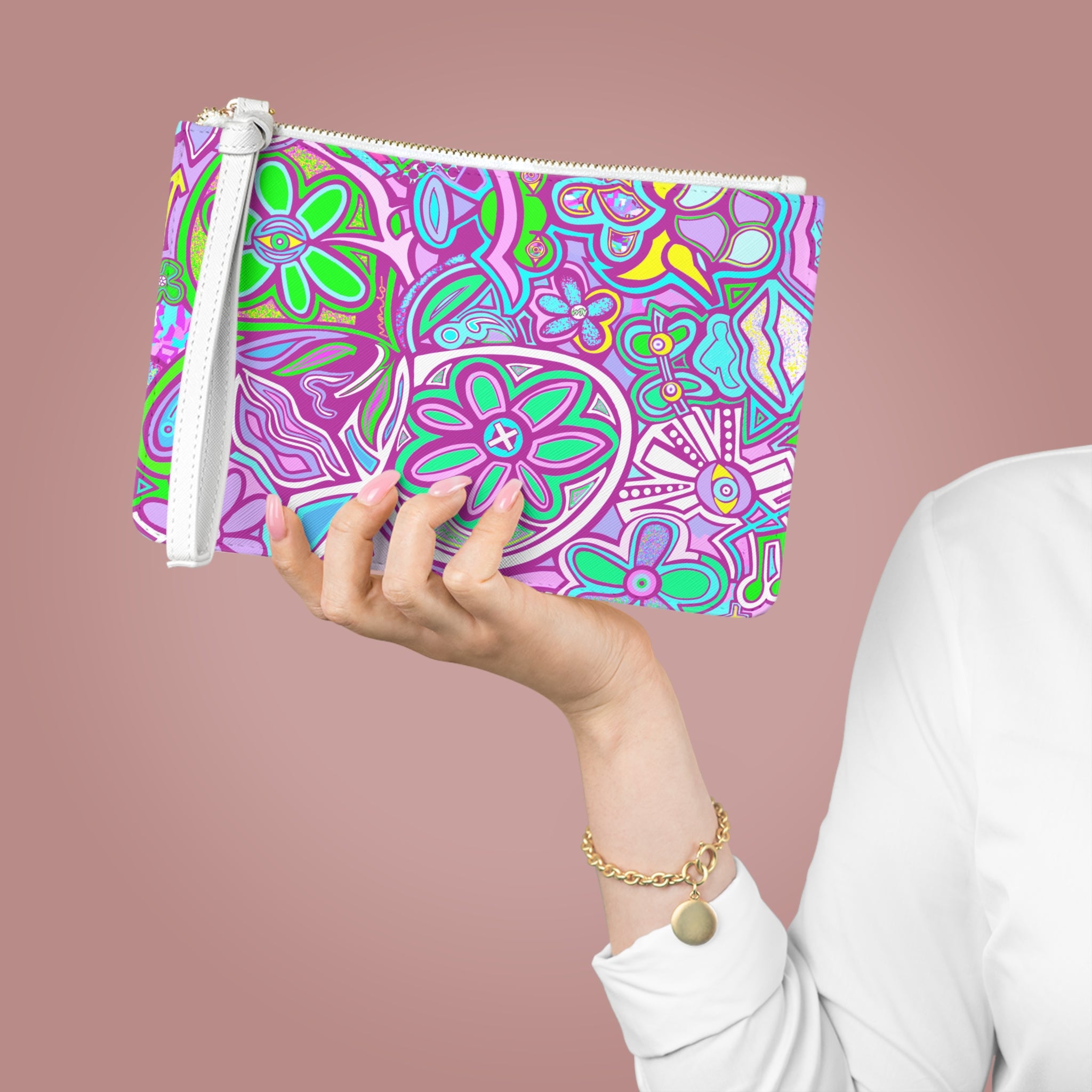 Copy of Copy of Copy of Butterfly Flower Clutch Bag (7656619704492)