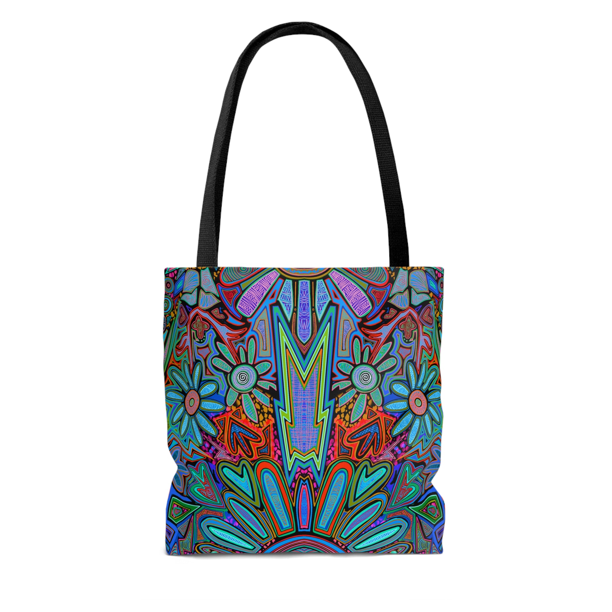 Electrified Chaos Tote Bag (7664755376300)