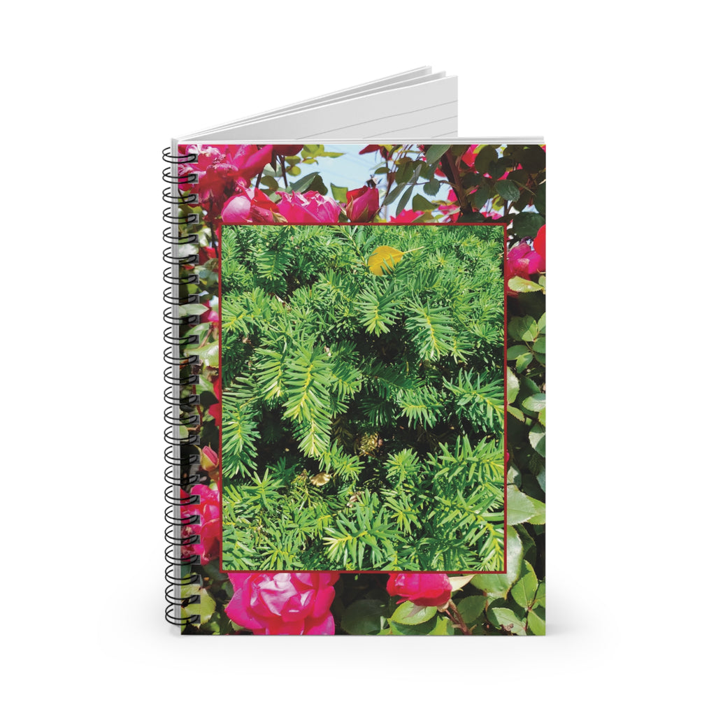 Floral Spiral Notebook - Ruled Line (8272844587180)