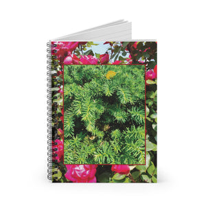 Floral Spiral Notebook - Ruled Line (8272844587180)