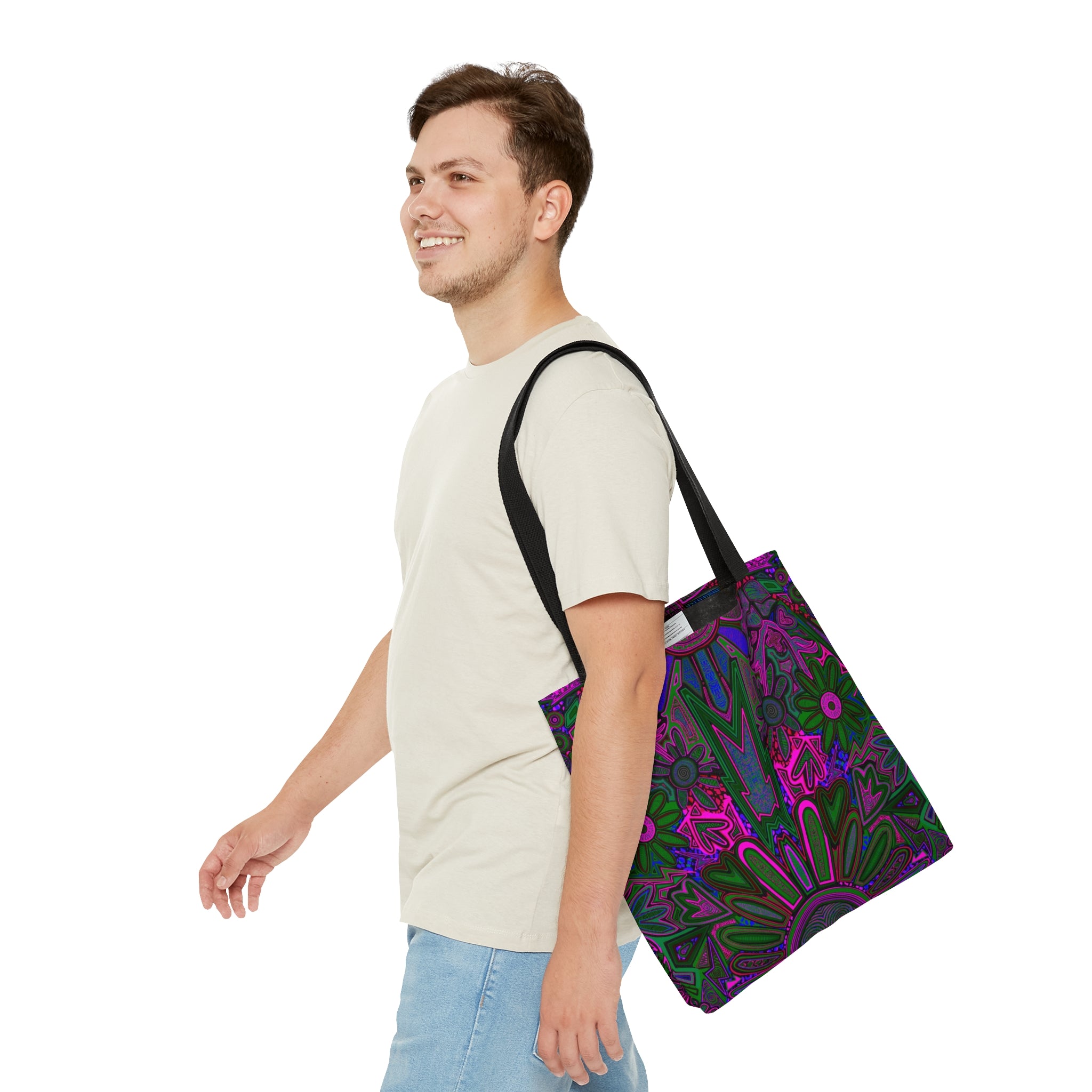 Electrified Chaos Tote Bag (7664756392108)