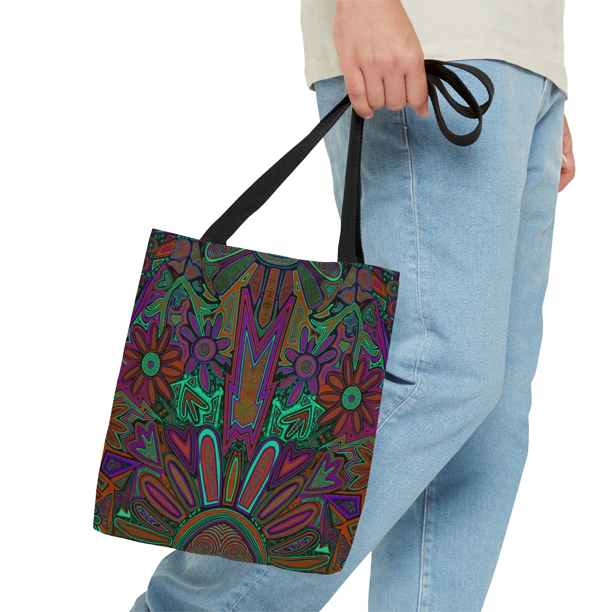 Electrified Chaos Tote Bag (7664759079084)