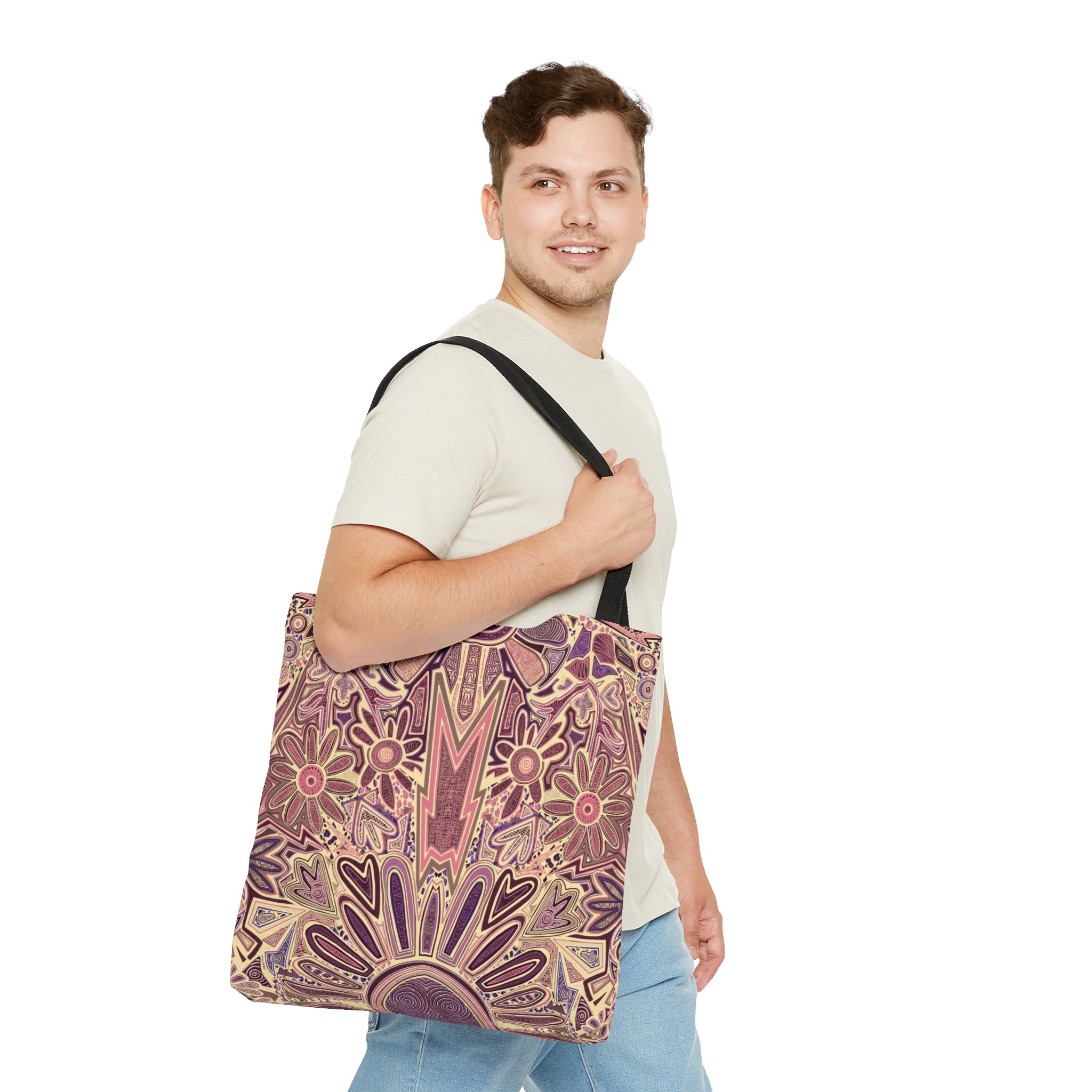 Electrified Chaos Tote Bag (7664759341228)