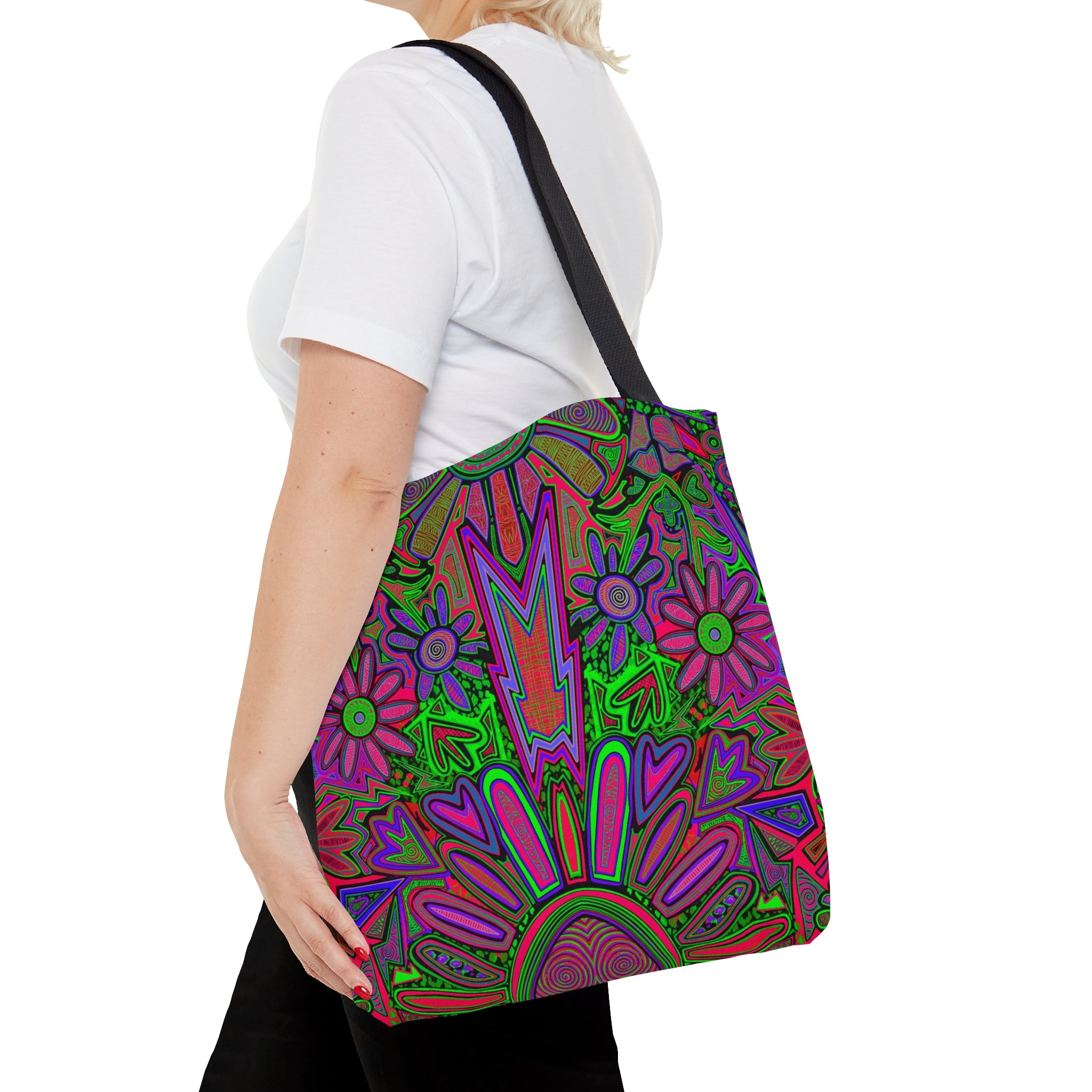 Electrified Chaos Tote Bag (7664759013548)