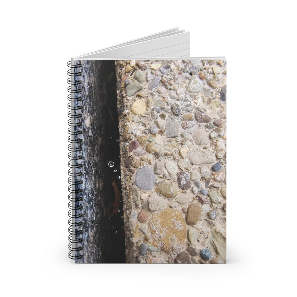 Journal - Concrete Rock and Water Droplet Spider Web Motif (8273226432684)