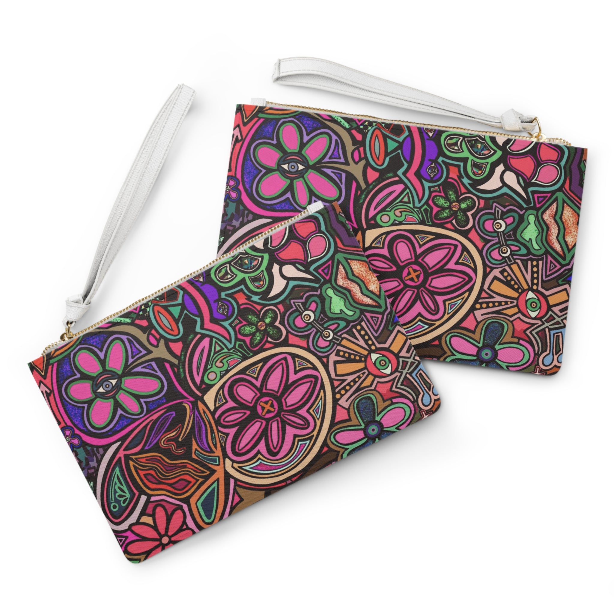 Butterfly Flower Clutch Bag (7656768897196)