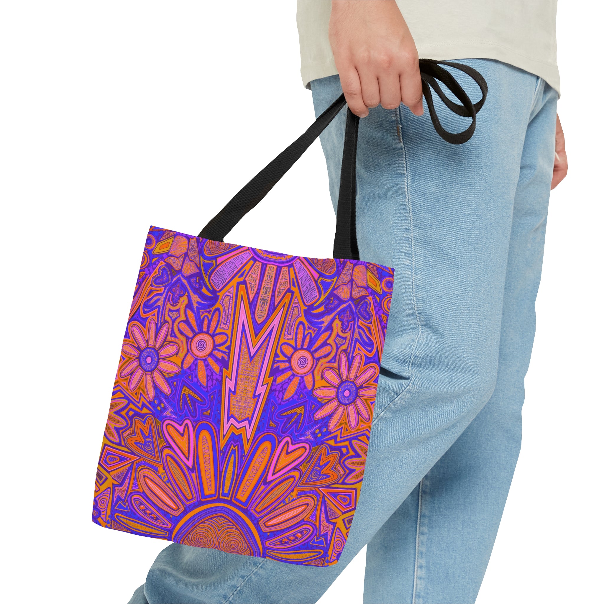 Electrified Chaos Tote Bag (7664755441836)