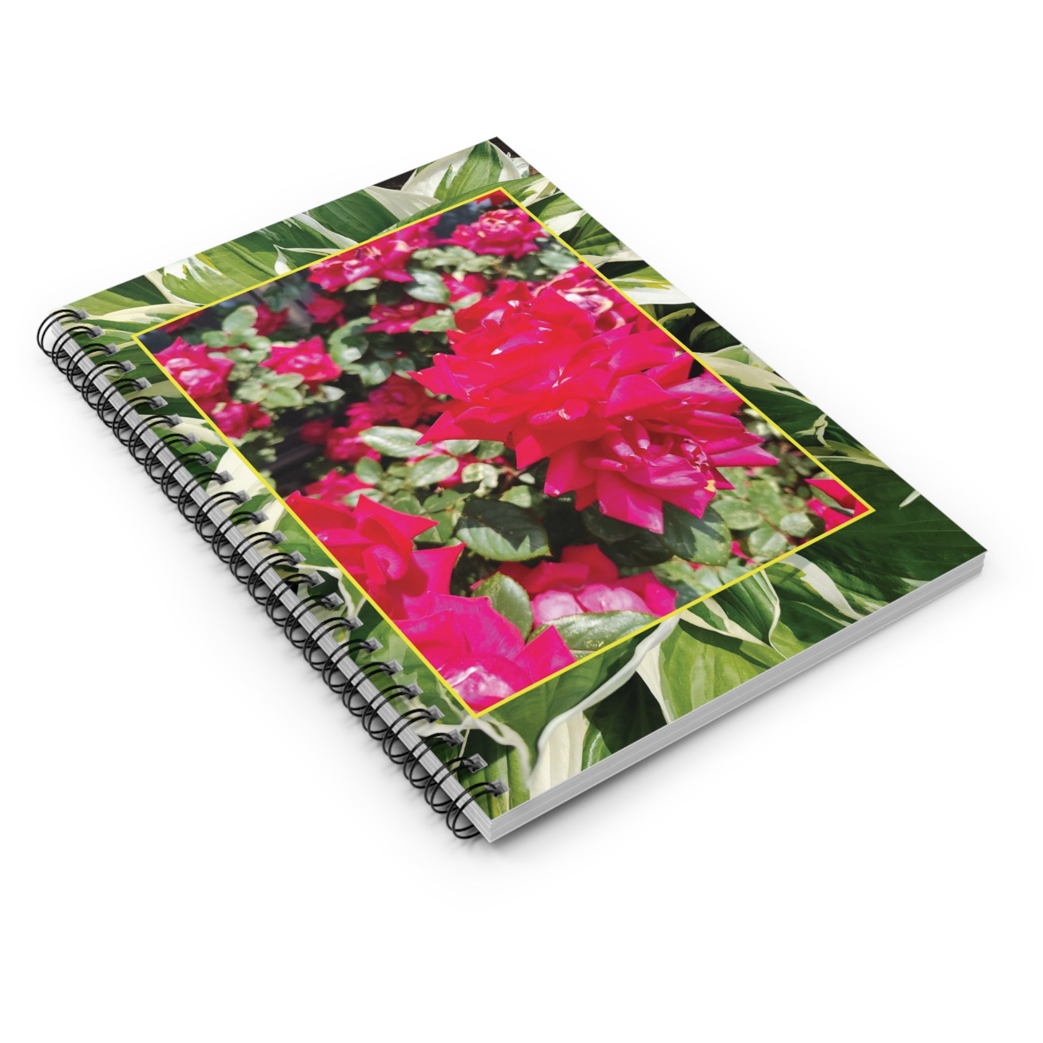 Floral Spiral Notebook - Ruled Line (8272843341996)