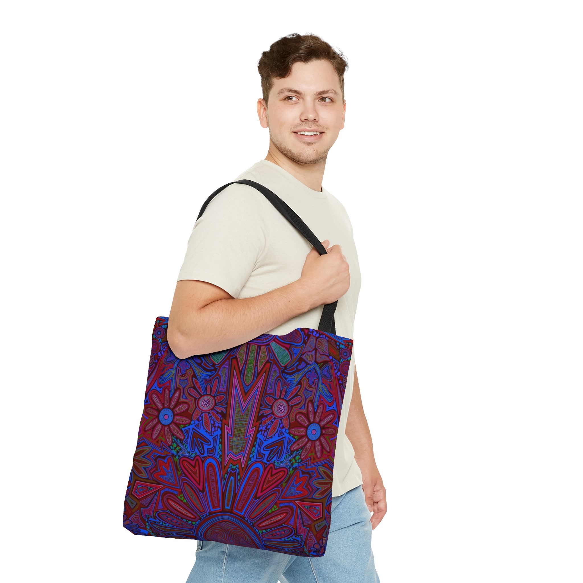 Electrified Chaos Tote Bag (7664759308460)