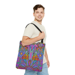 Electrified Chaos Tote Bag (7664756555948)