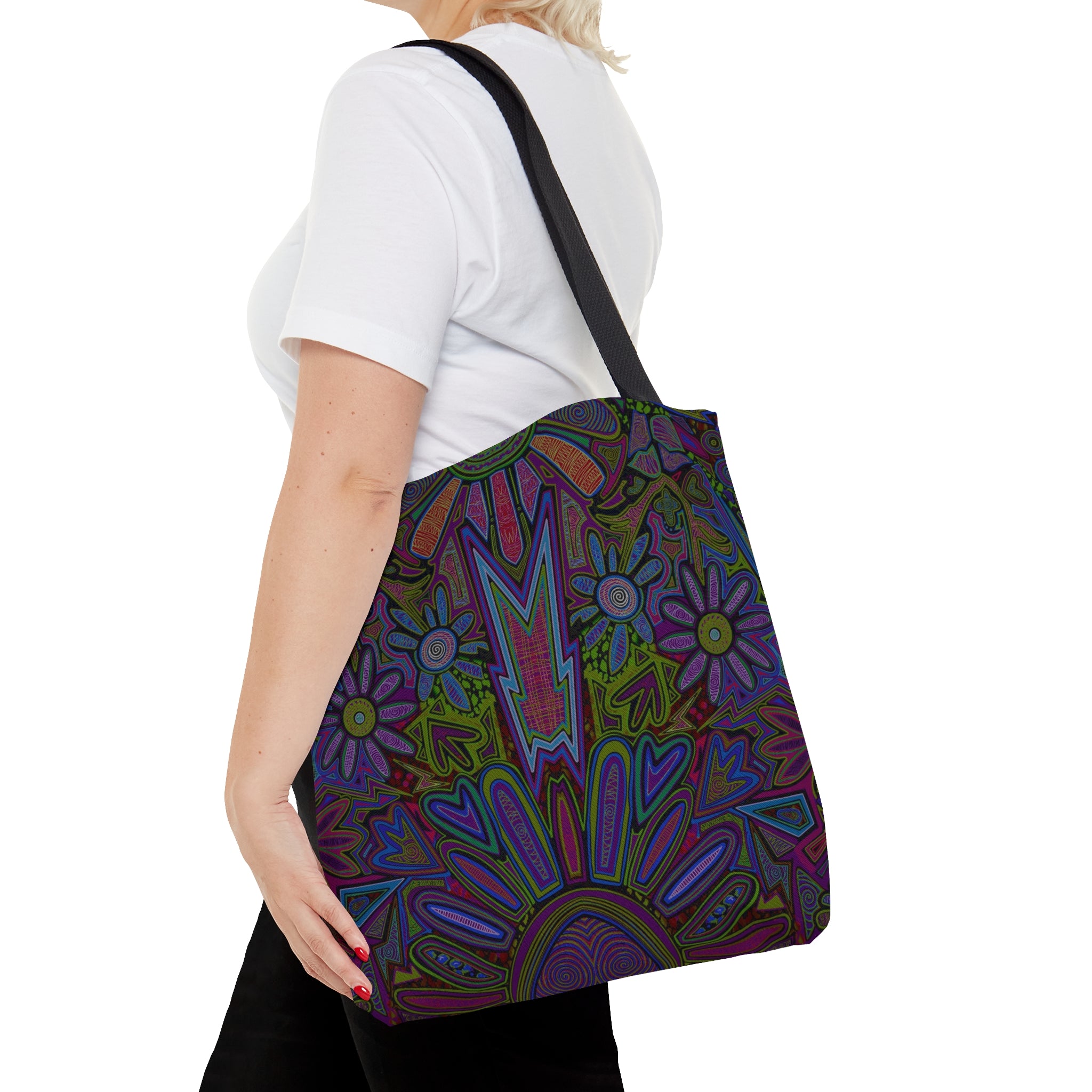 Electrified Chaos Tote Bag (7664759111852)