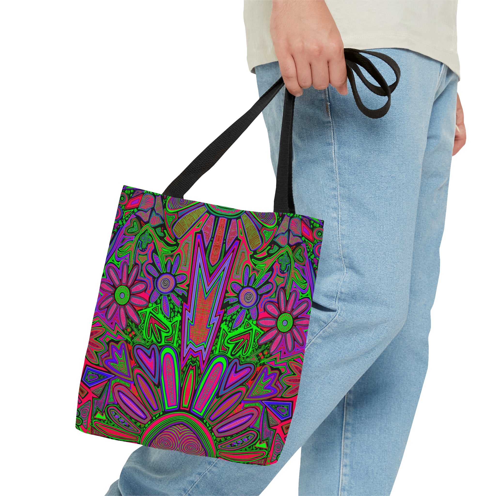 Electrified Chaos Tote Bag (7664759013548)