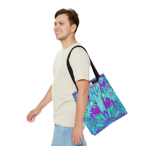 Electrified Chaos Tote Bag (7664756588716)