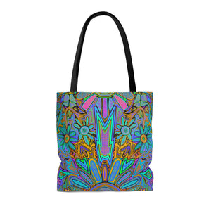 Electrified Chaos Tote Bag (7664756719788)