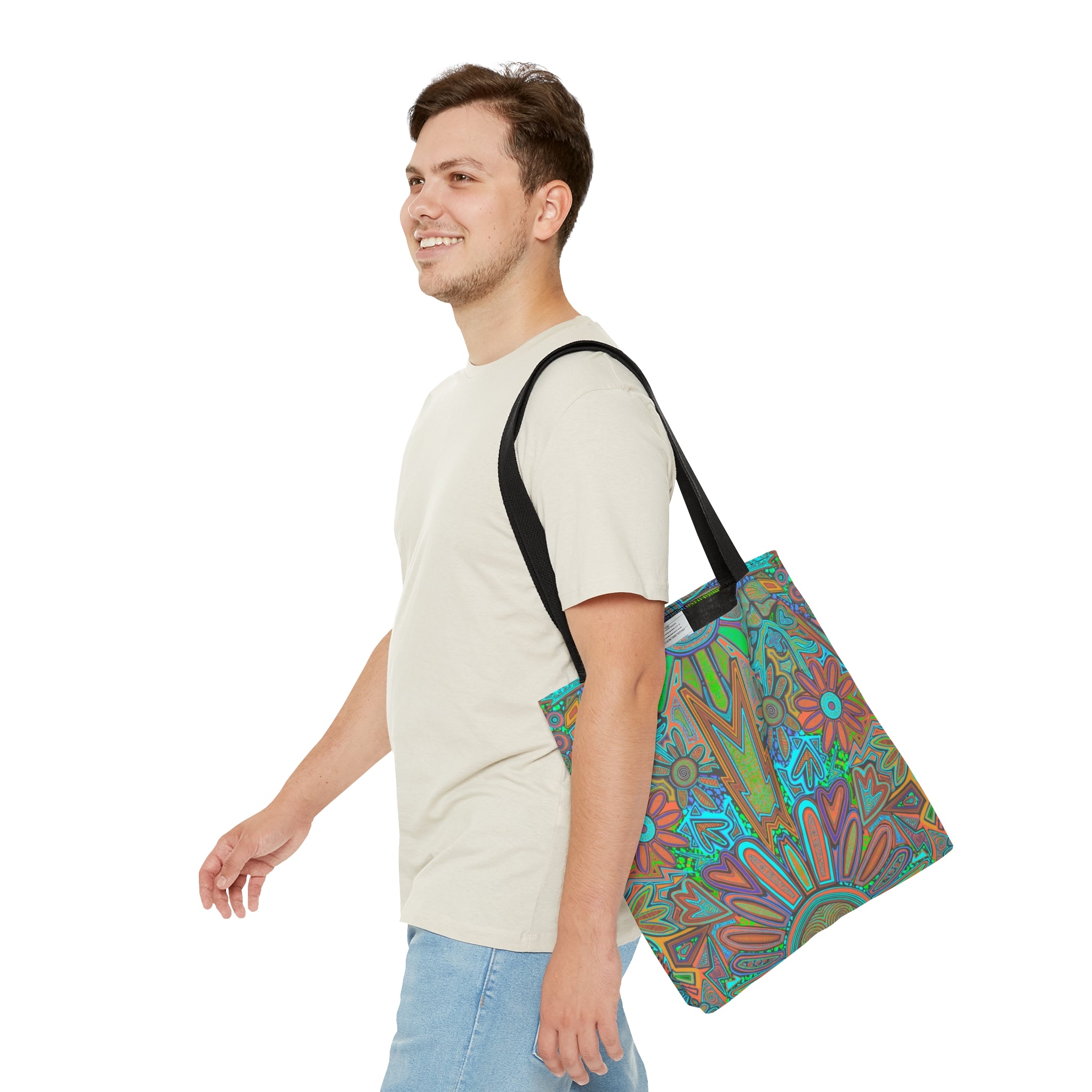 Electrified Chaos Tote Bag (7664756490412)