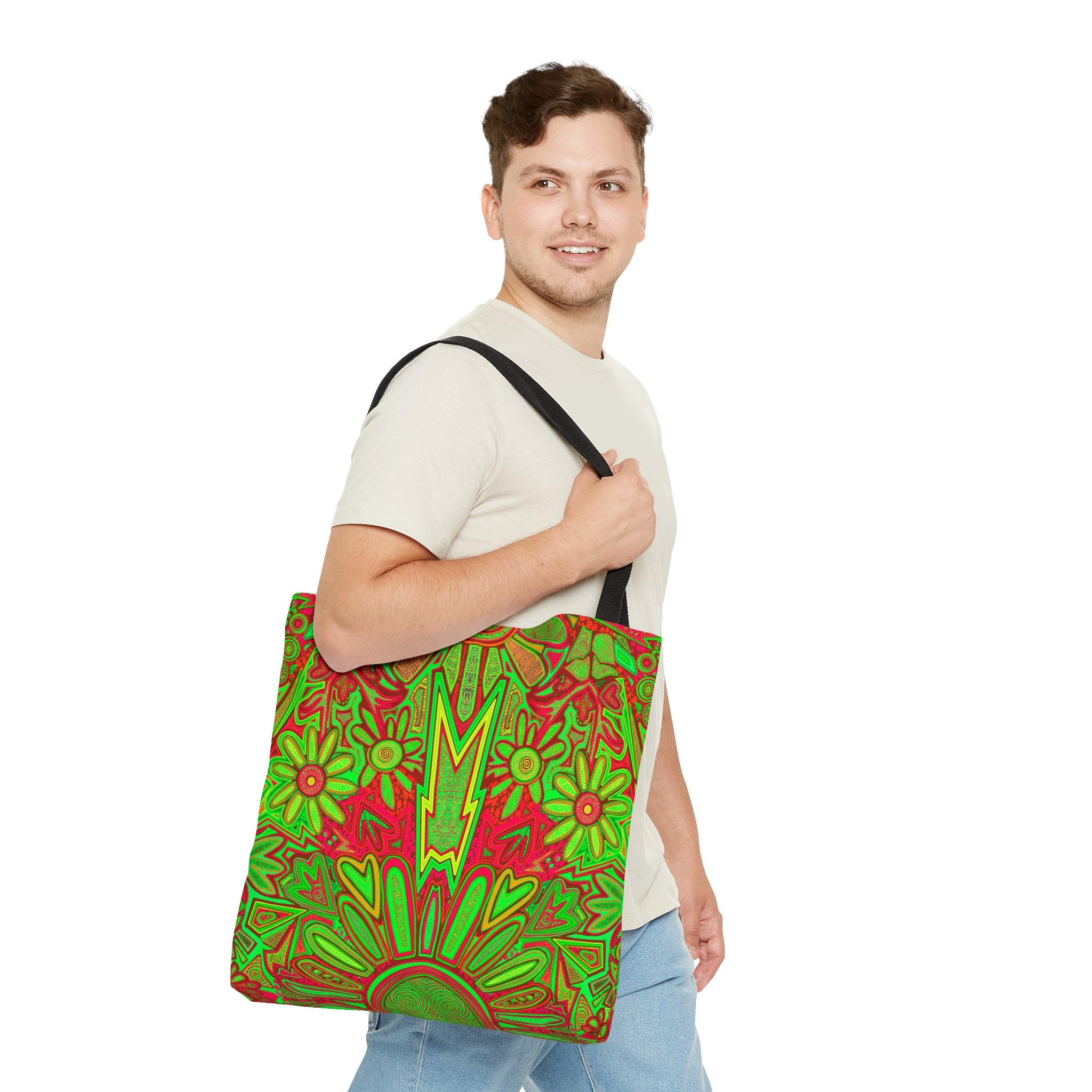 Electrified Chaos Tote Bag (7664756654252)