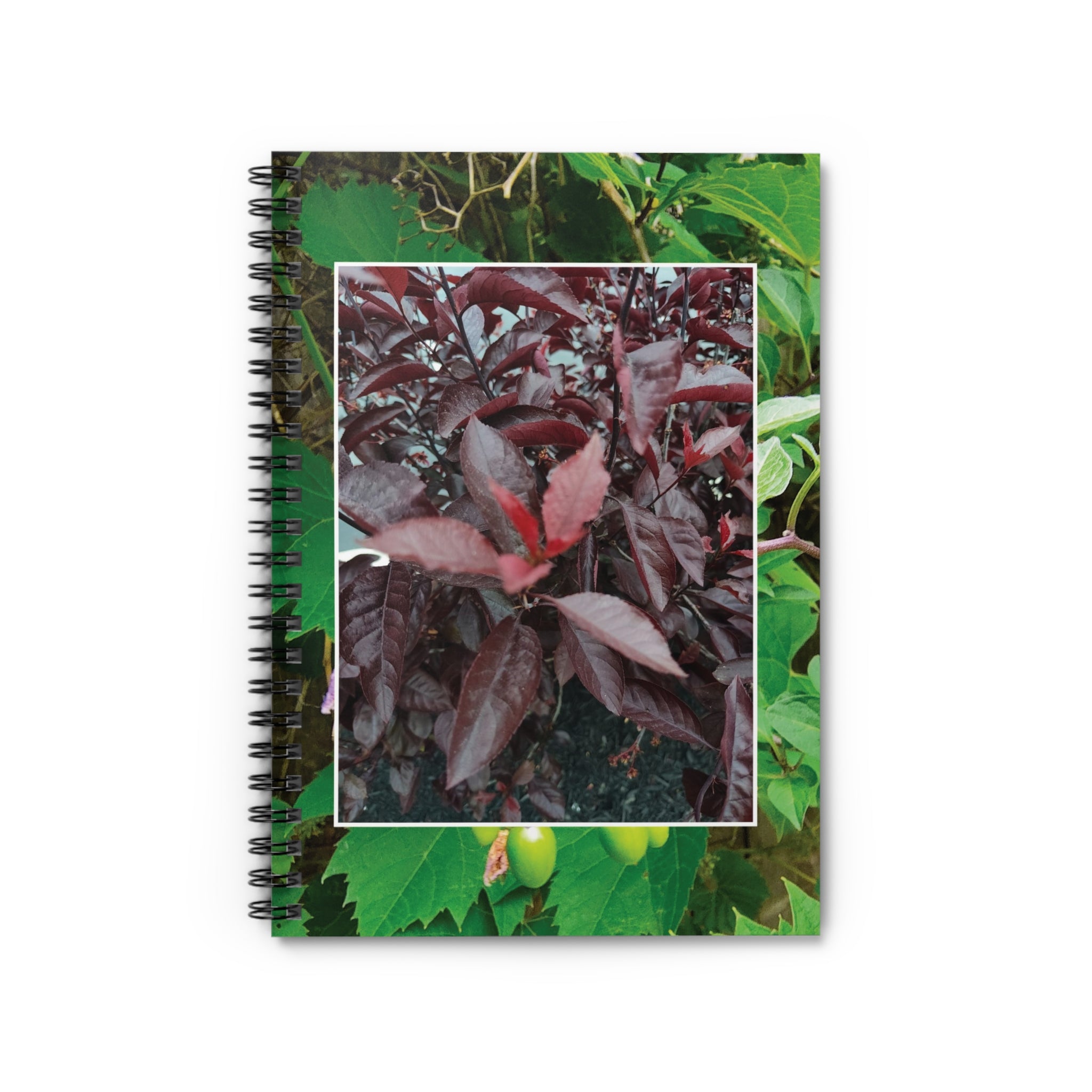 Floral Spiral Notebook - Ruled Line (8272843997356)