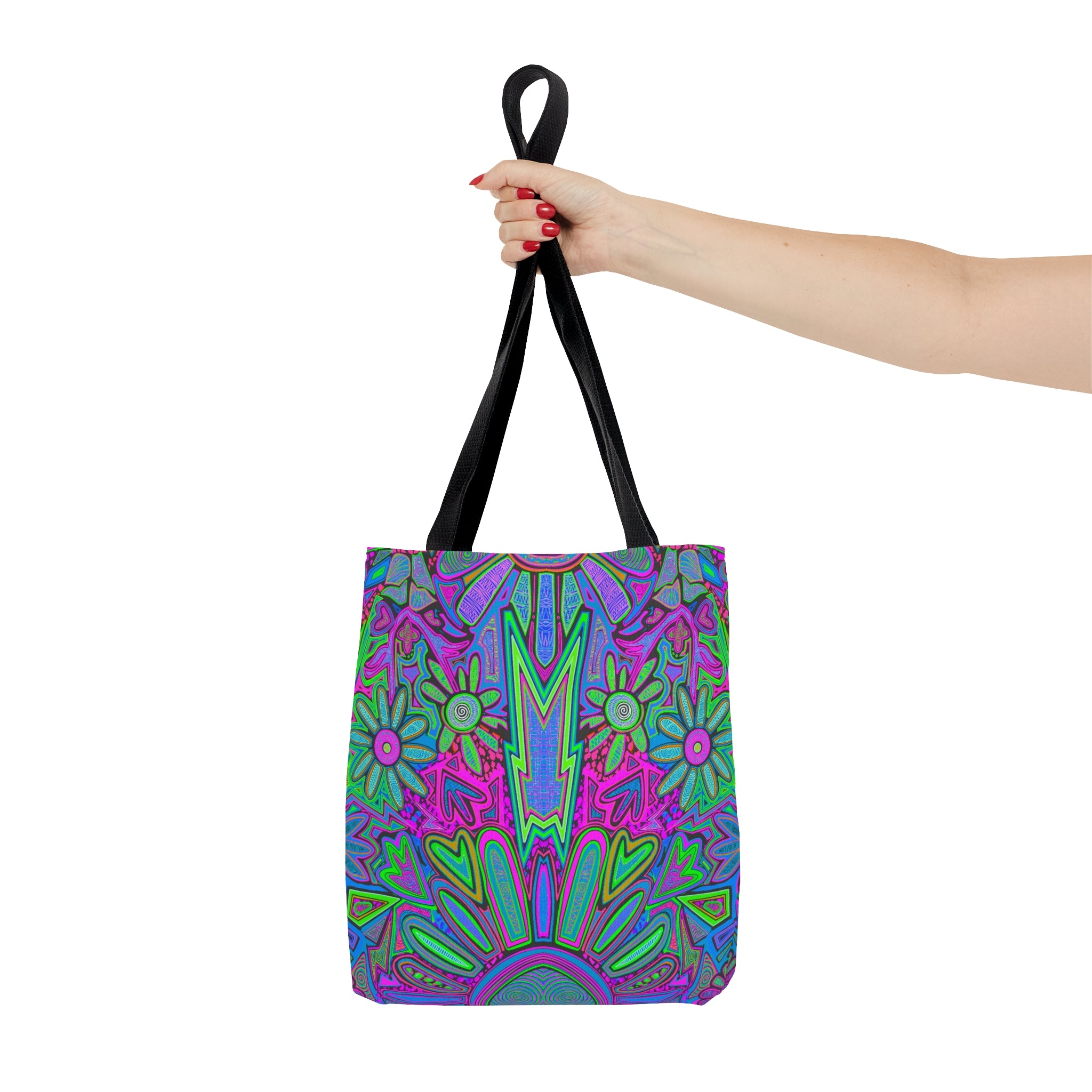 Electrified Chaos Tote Bag (7664756621484)