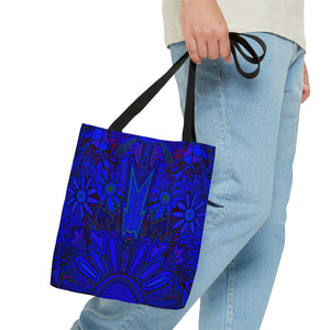 Electrified Chaos Tote Bag (7664760651948)